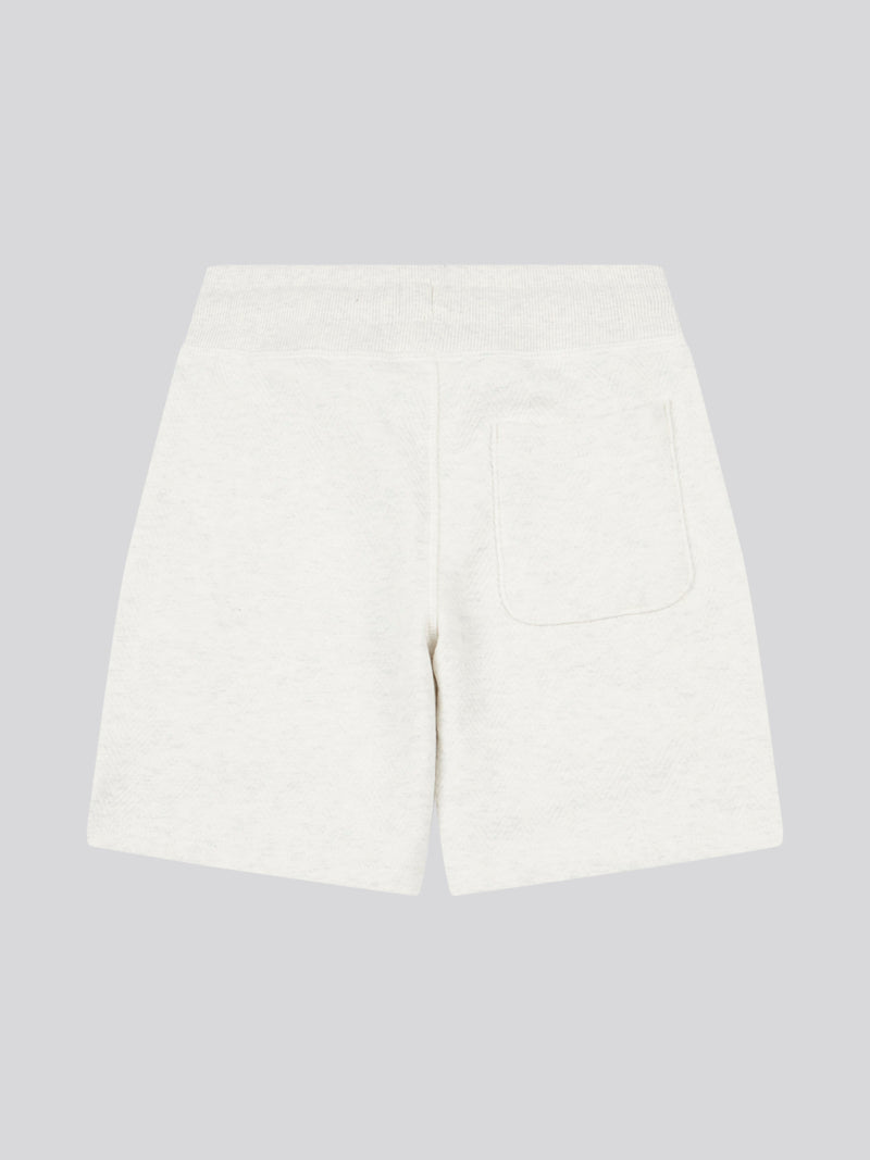 DHM Herringbone Sweat Short Light Grey Marl