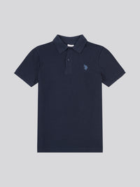 Texture Terry Polo Dark Sapphire Navy / Moonlight Blue DHM