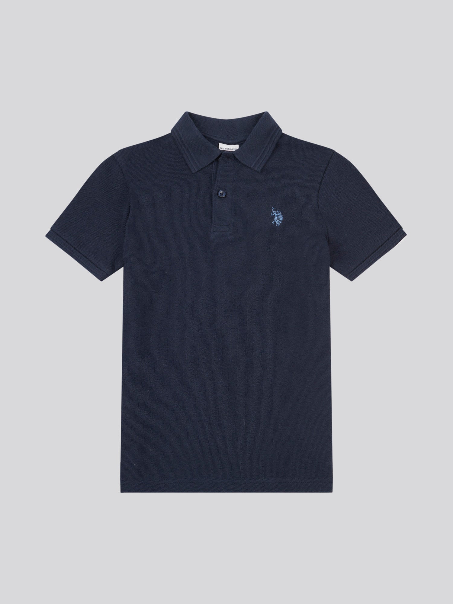 Texture Terry Polo Dark Sapphire Navy / Moonlight Blue DHM