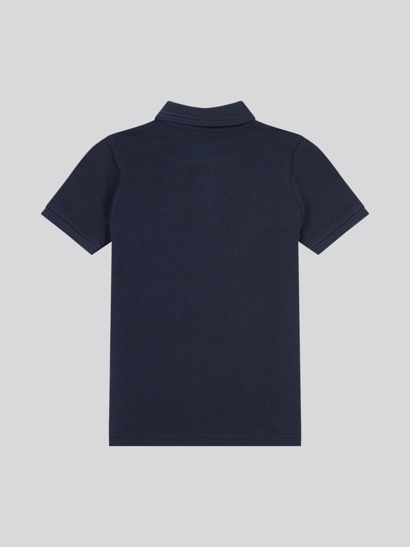 Texture Terry Polo Dark Sapphire Navy / Moonlight Blue DHM