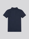 Vertical Texture Polo Dark Sapphire Navy / Moonlight Blue DHM