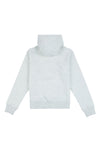 Girls Large Hoodie in Light Grey Marl