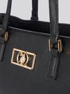 U.S. Polo Assn. Womens Jones Chic Shopping Bag in Black