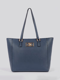 U.S. Polo Assn. Womens Jones Chic Shopping Bag in Navy