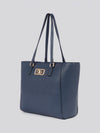 U.S. Polo Assn. Womens Jones Chic Shopping Bag in Navy