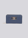 U.S. Polo Assn. Womens Jones Chic Zip Around Wallet in Navy