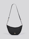 U.S. Polo Assn. Womens Houston Round Crossbody Bag in Black