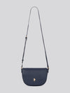 U.S. Polo Assn. Womens Jones Flap Crossbody Bag in Navy