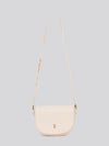 U.S. Polo Assn. Womens Jones Flap Crossbody Bag in Powder