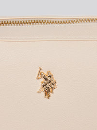 U.S. Polo Assn. Womens Jones Crossbody Bag in Powder