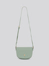 U.S. Polo Assn. Womens Jones Flap Crossbody Bag in Sage