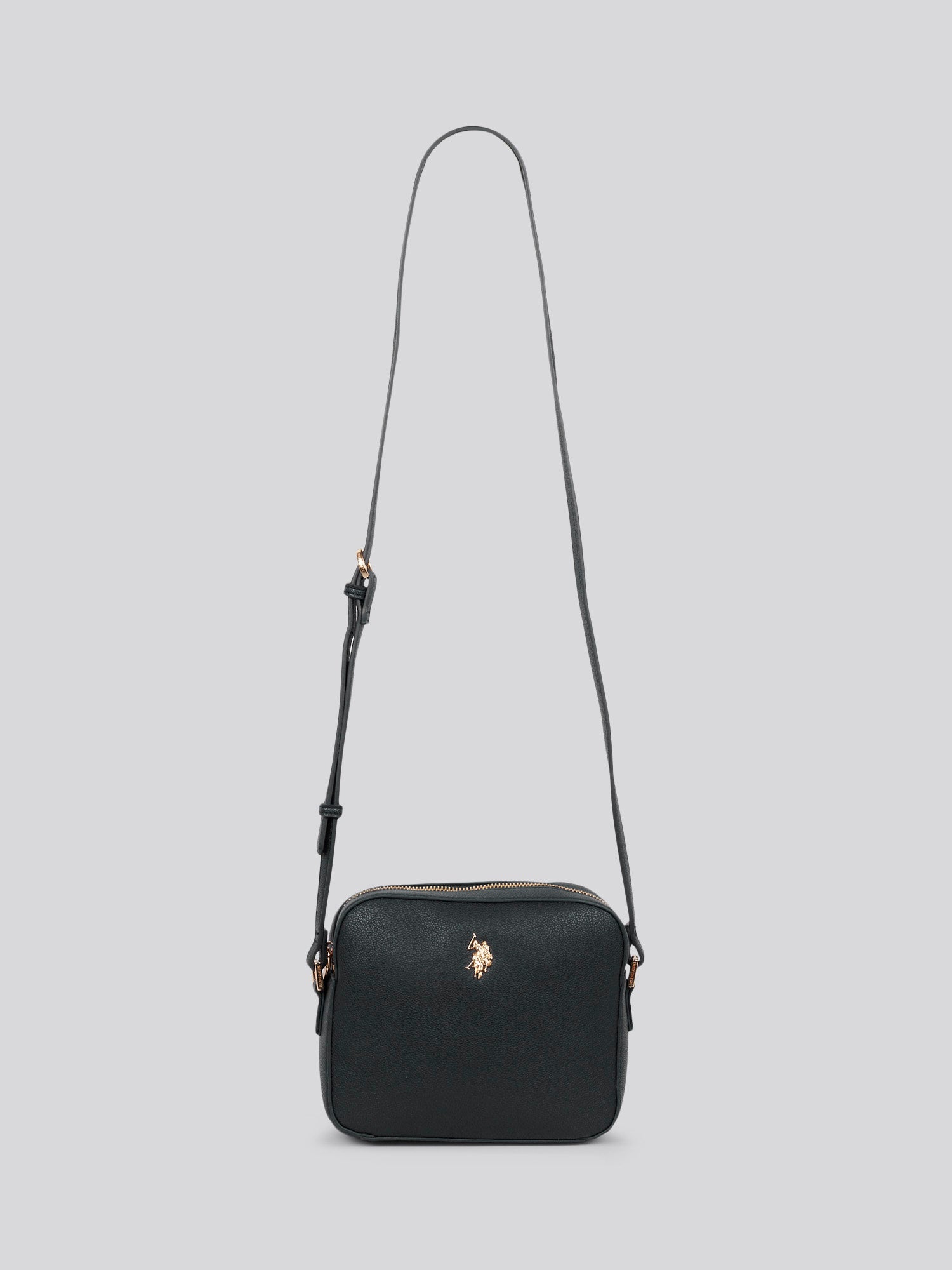 U.S. Polo Assn. Womens Jones Crossbody Bag in Black