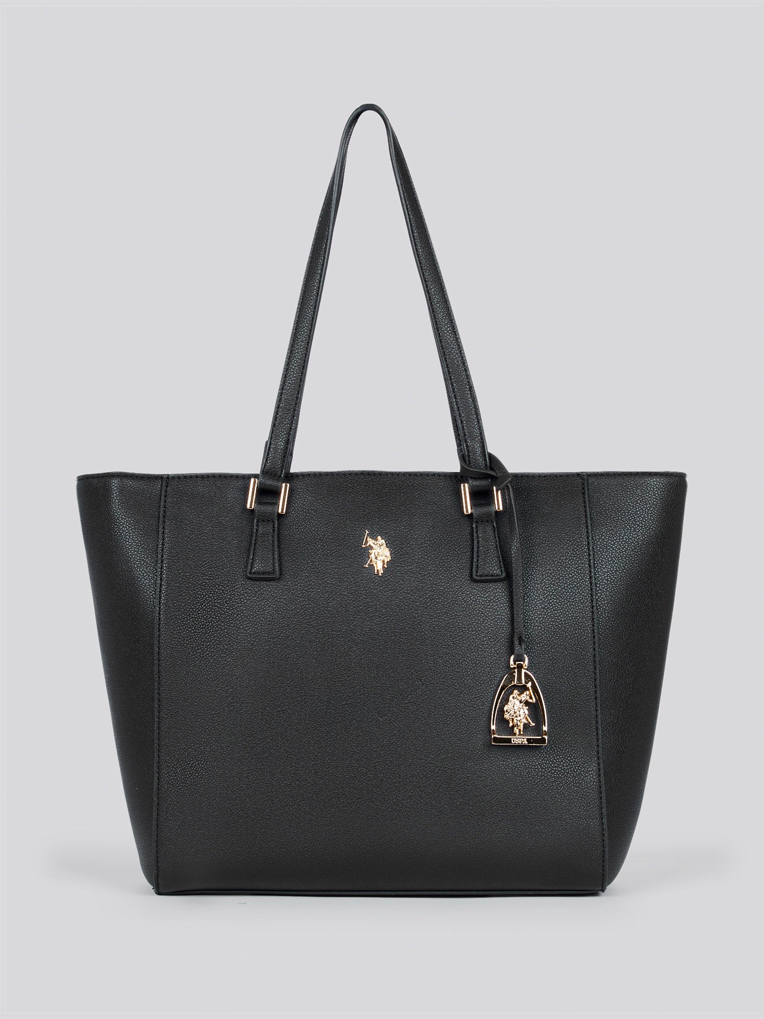 U.S. Polo Assn. Womens Jones Shopping Bag in Black