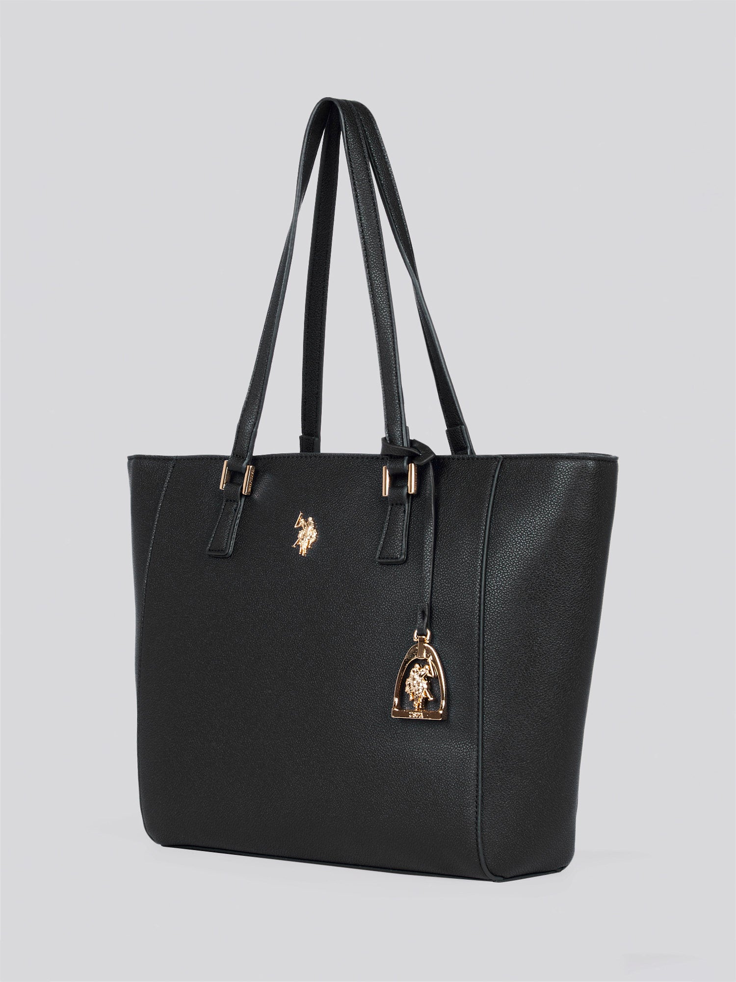 U.S. Polo Assn. Womens Jones Shopping Bag in Black