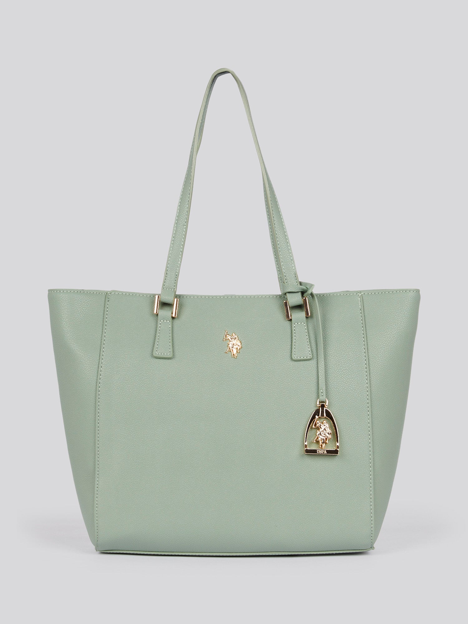 U.S. Polo Assn. Womens Jones Shopping Bag in Sage