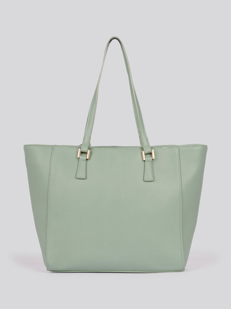 U.S. Polo Assn. Womens Jones Shopping Bag in Sage