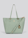 U.S. Polo Assn. Womens Jones Shopping Bag in Sage