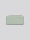 U.S. Polo Assn. Womens Large Zip Around Wallet in Sage