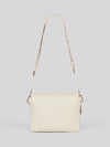 U.S. Polo Assn. Womens New Mansion D-Zip Crossbody Bag in Off White