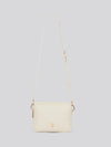 U.S. Polo Assn. Womens New Mansion D-Zip Crossbody Bag in Off White