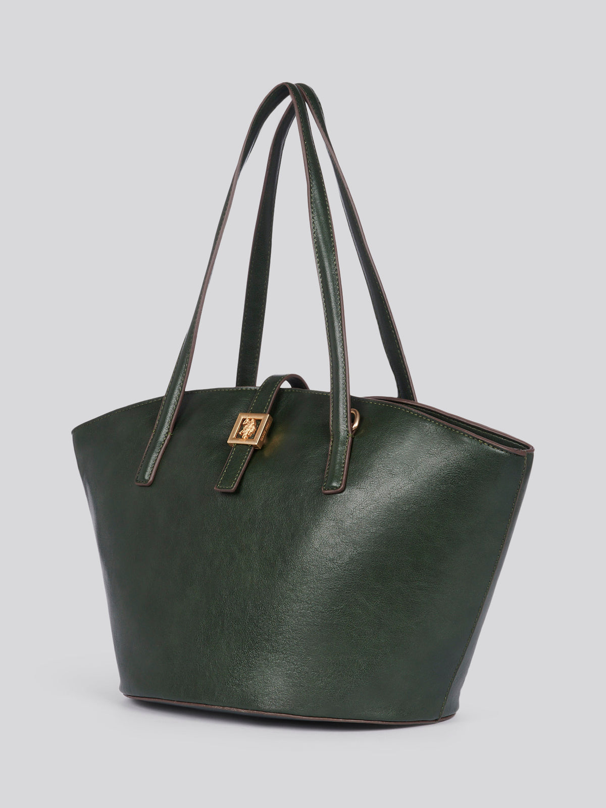 U.S. Polo Assn. Womens Caring Shopping Bag in Green