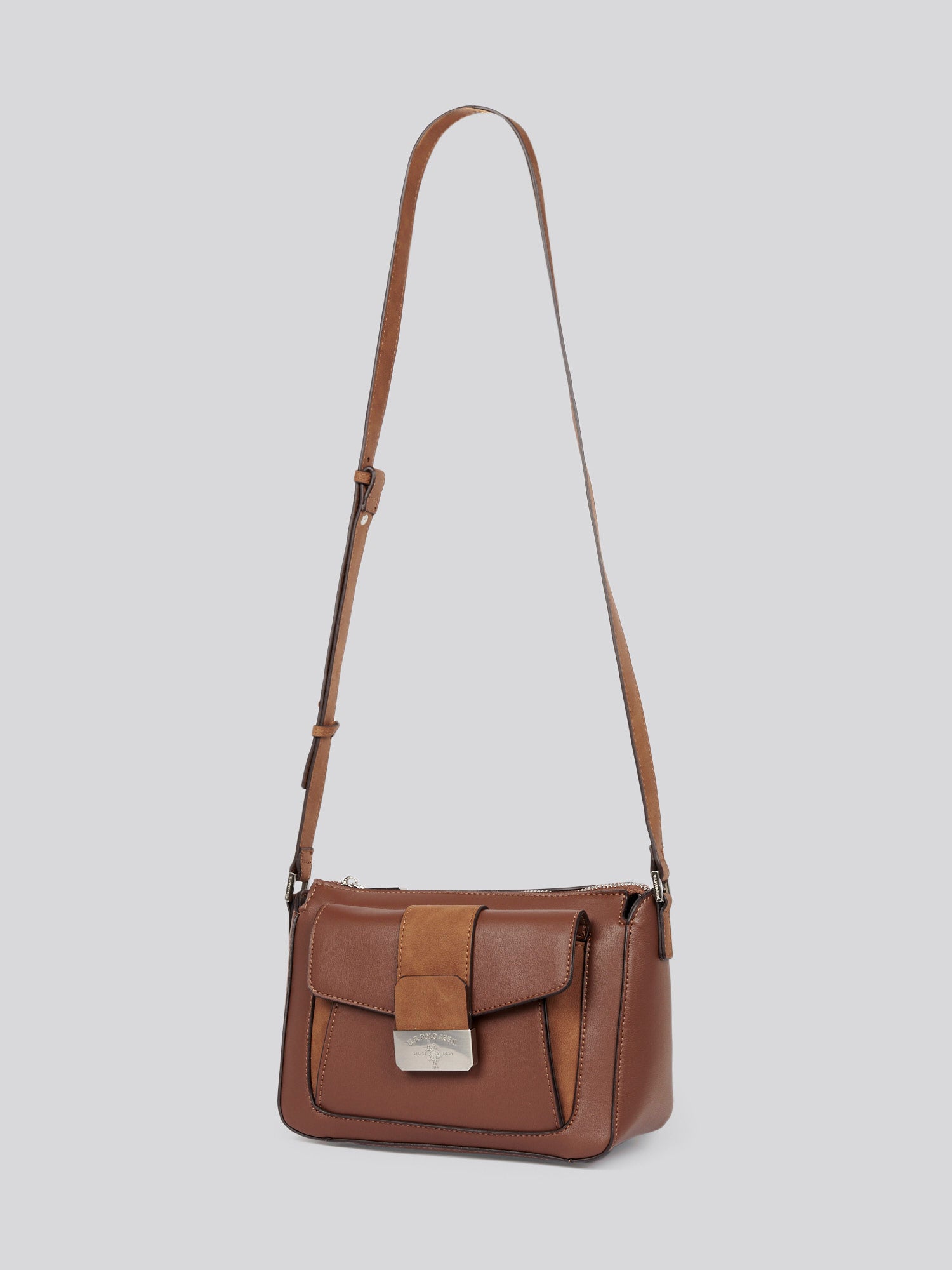 U.S. Polo Assn. Womens Romantic Crossbody Bag in Brown