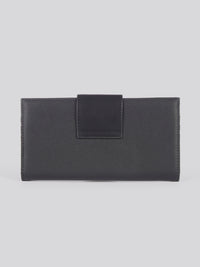 U.S. Polo Assn. Womens Romantic Large Card Holder Wallet in Black