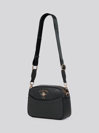 U.S. Polo Assn. Womens Stanford Small Crossbody Bag in Black