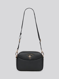 U.S. Polo Assn. Womens Stanford Small Crossbody Bag in Black