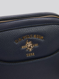 U.S. Polo Assn. Womens Stanford Small Crossbody Bag in Navy