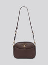 U.S. Polo Assn. Womens Stanford Small Crossbody Bag in Dark Brown