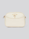 U.S. Polo Assn. Womens Stanford Small Crossbody Bag in Off White