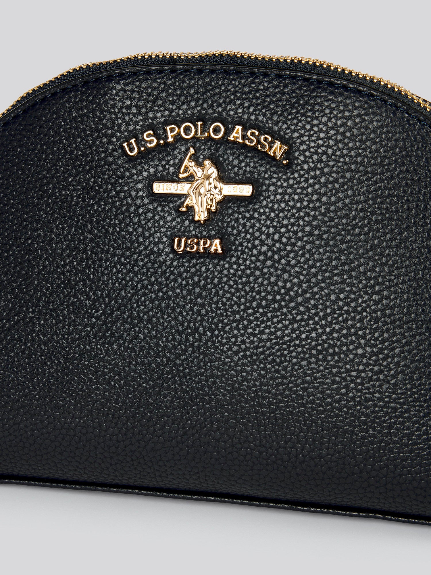 U.S. Polo Assn. Womens Stanford Baguette Bag in Black