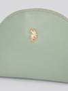 U.S. Polo Assn. Womens Jones Round Beauty Bag in Sage