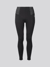 Womens Elasticated Waistband Leggings in Black