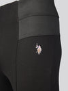 Womens Elasticated Waistband Leggings in Black