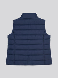 Womens Lightweight Puffer Gilet in Navy Iris