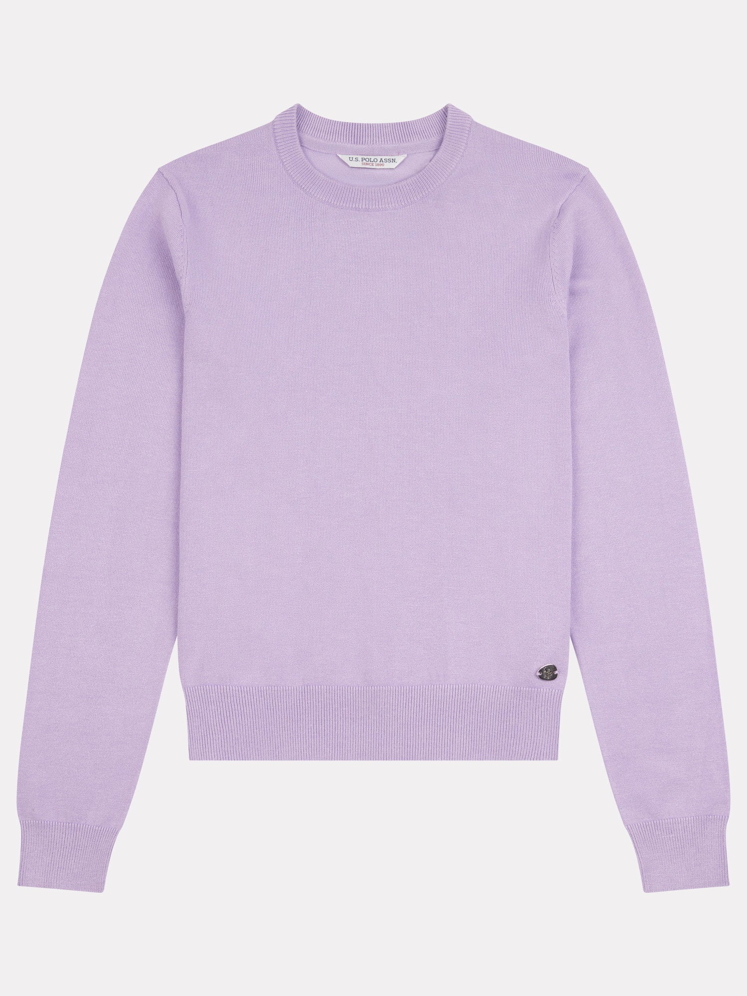 Womens Crew Neck Jumper in Viola