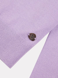 Womens Crew Neck Jumper in Viola