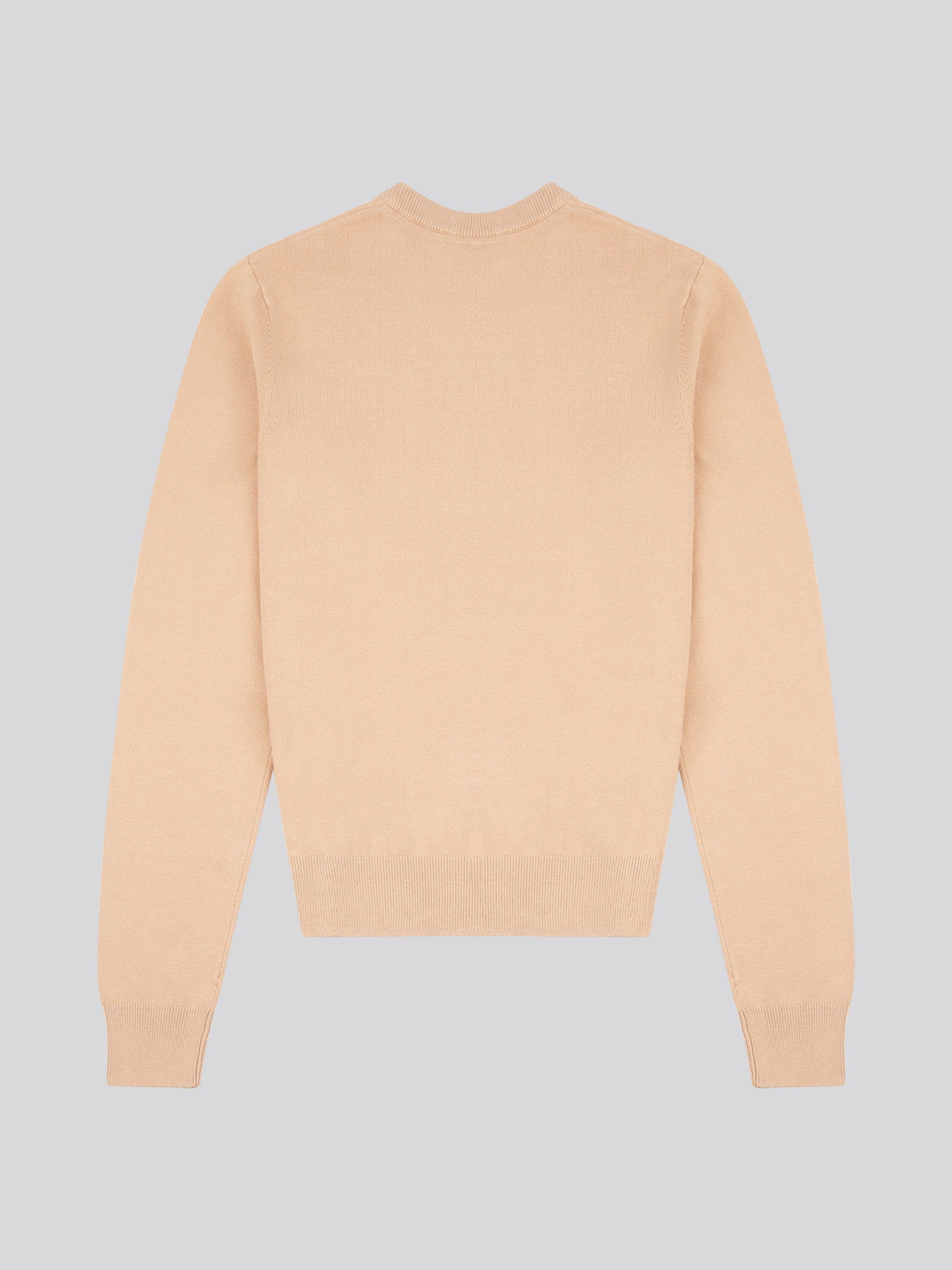 Womens Crew Neck Jumper in Cuban Sand