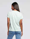 Womens Crew Neck T-Shirt in Surf Spray