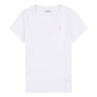 Womens V-Neck T-Shirt in Bright White