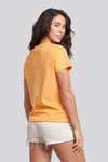 Womens V-Neck T-Shirt in Mock Orange