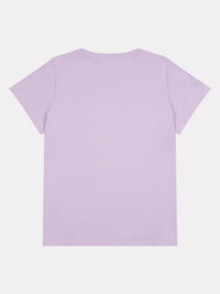 Womens V-Neck T-Shirt in Viola