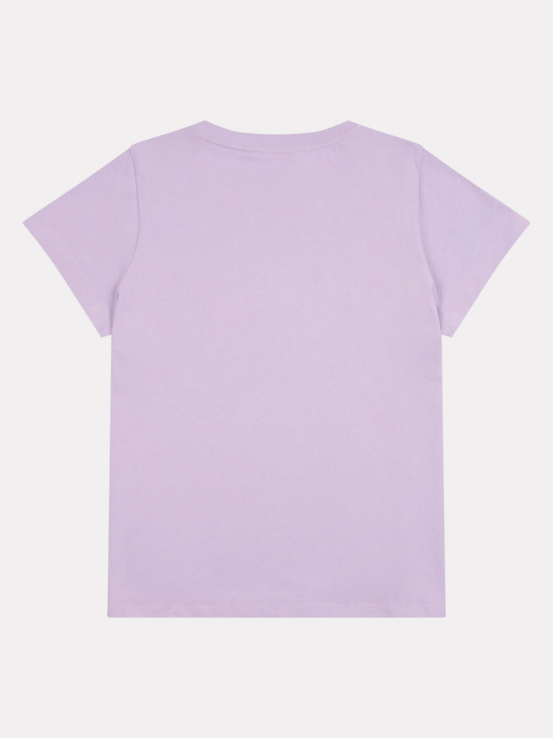 Womens V-Neck T-Shirt in Viola