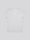 Womens V-Neck T-Shirt in Pearl Grey Marl