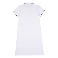 Womens Polo Dress in Bright White