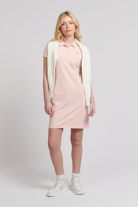 Womens Polo Dress in Crystal Rose