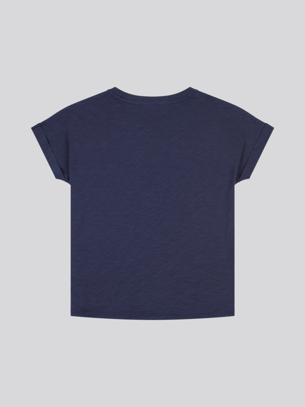 Womens Grown On Sleeve T-Shirt in Navy Iris