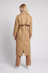 Womens Trench Coat in Incense